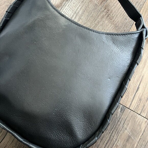 Lucky Brand Nidi Black Leather Crossbody Bag - Picture 6 of 9